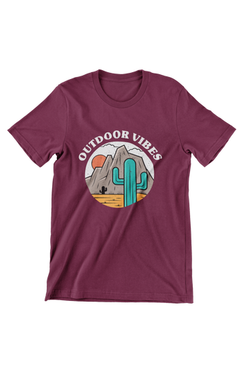 Cactus and Desert Holiday Outdoor T-Shirt