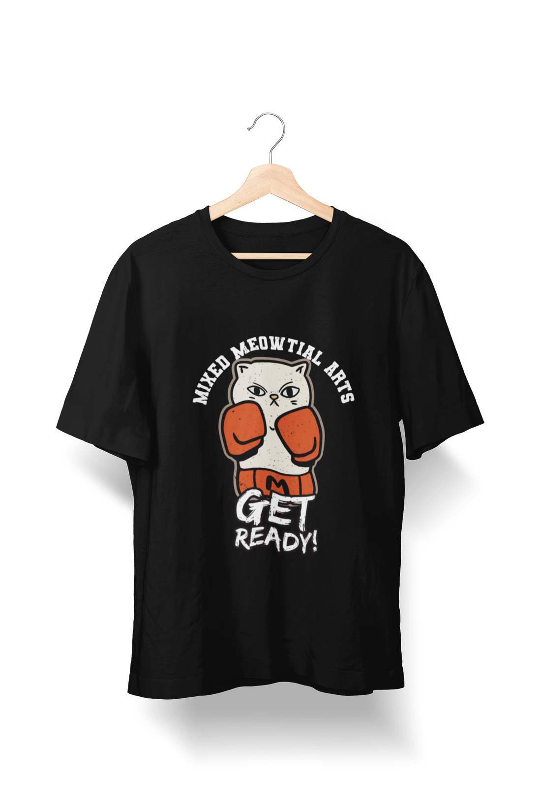 Cute Cat Boxer Sports T-Shirt