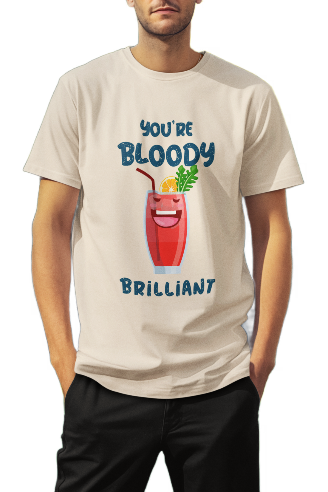 Smiling Cocktail themed Party T-Shirt