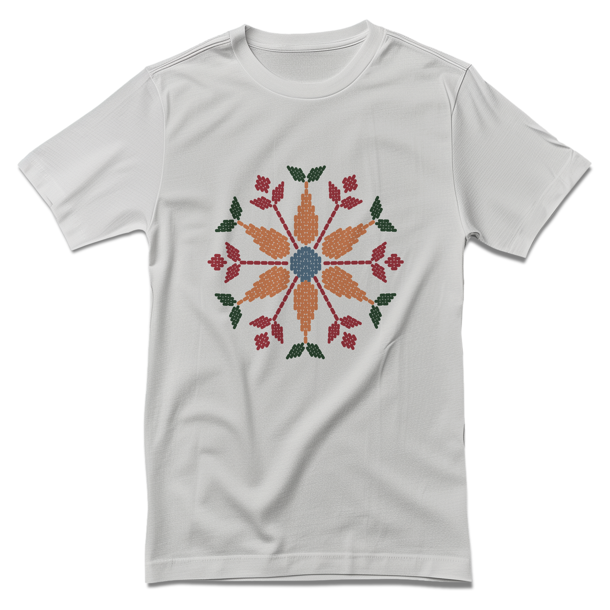 Floral Mandala Magic Traditional Printed T-Shirt