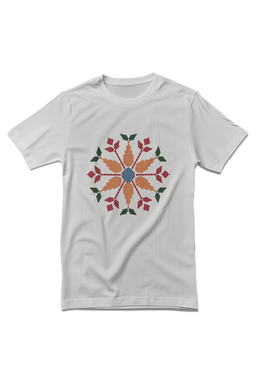 Floral Mandala Magic Traditional Printed T-Shirt