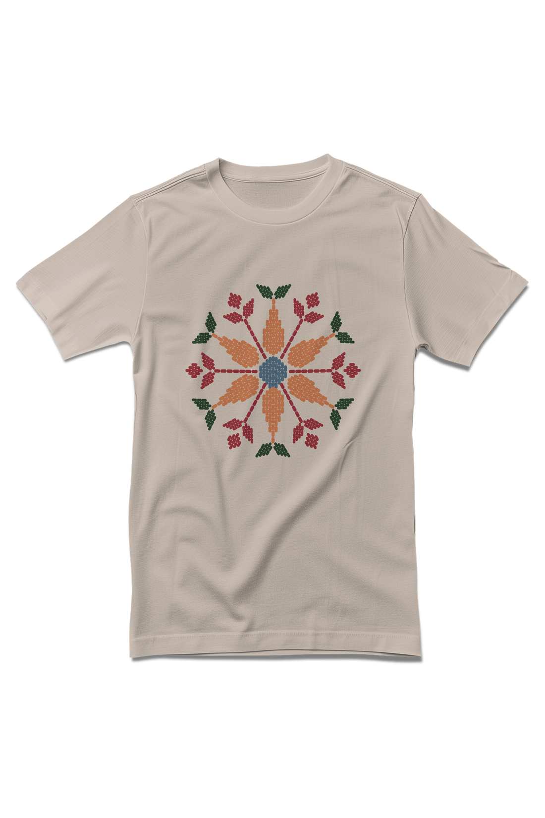 Floral Mandala Magic Traditional Printed T-Shirt