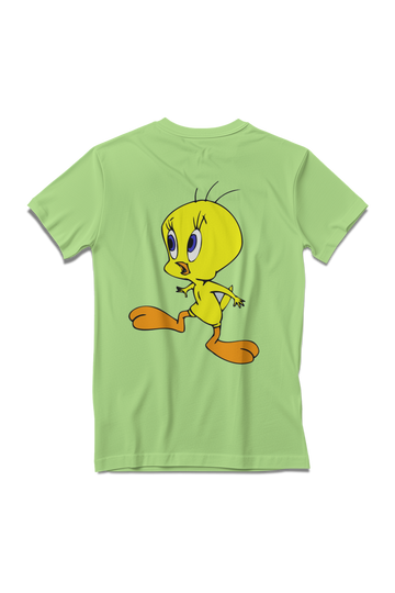 Tweety Full Back Printed Cartoon T-Shirt