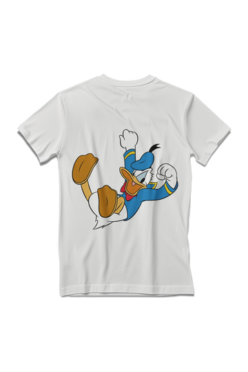 Donald-Duck Full Back Printed Cartoon T-Shirt