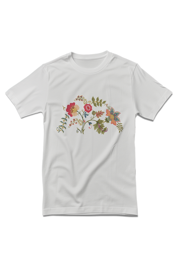 Elegant Leafy Traditional Printed T-shirts