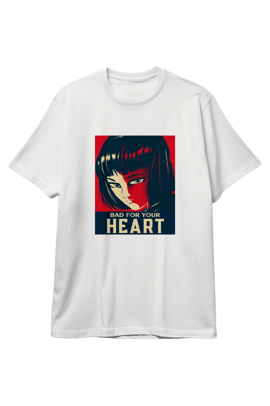 Bad for your Heart Quote Anime Women T-Shirt