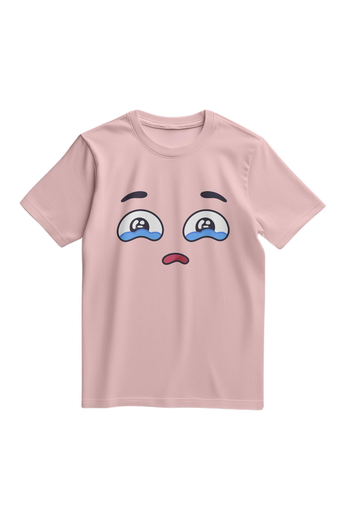 Cartoon Emotions Crying Meme T-Shirt