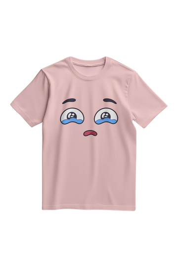 Cartoon Emotions Crying Meme T-Shirt