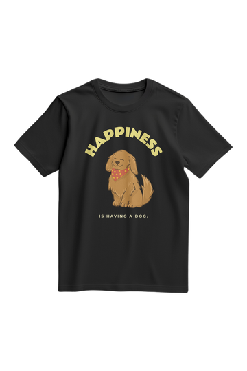 Happiness Puppy Cartoon T-Shirt