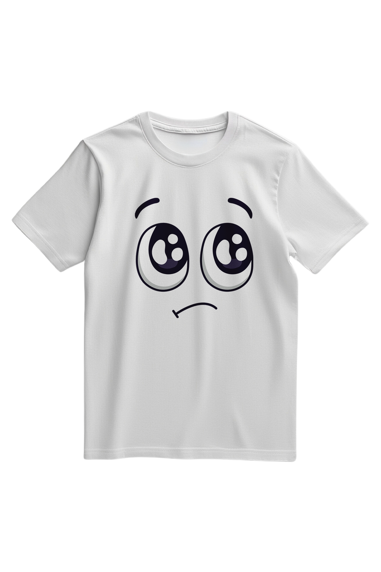 Cartoon Eyes With Sad Emotions T-Shirt