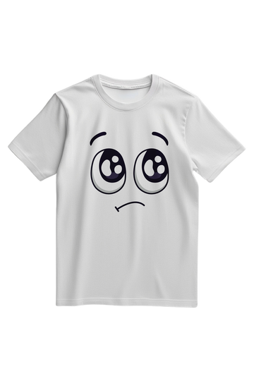 Cartoon Eyes With Sad Emotions T-Shirt