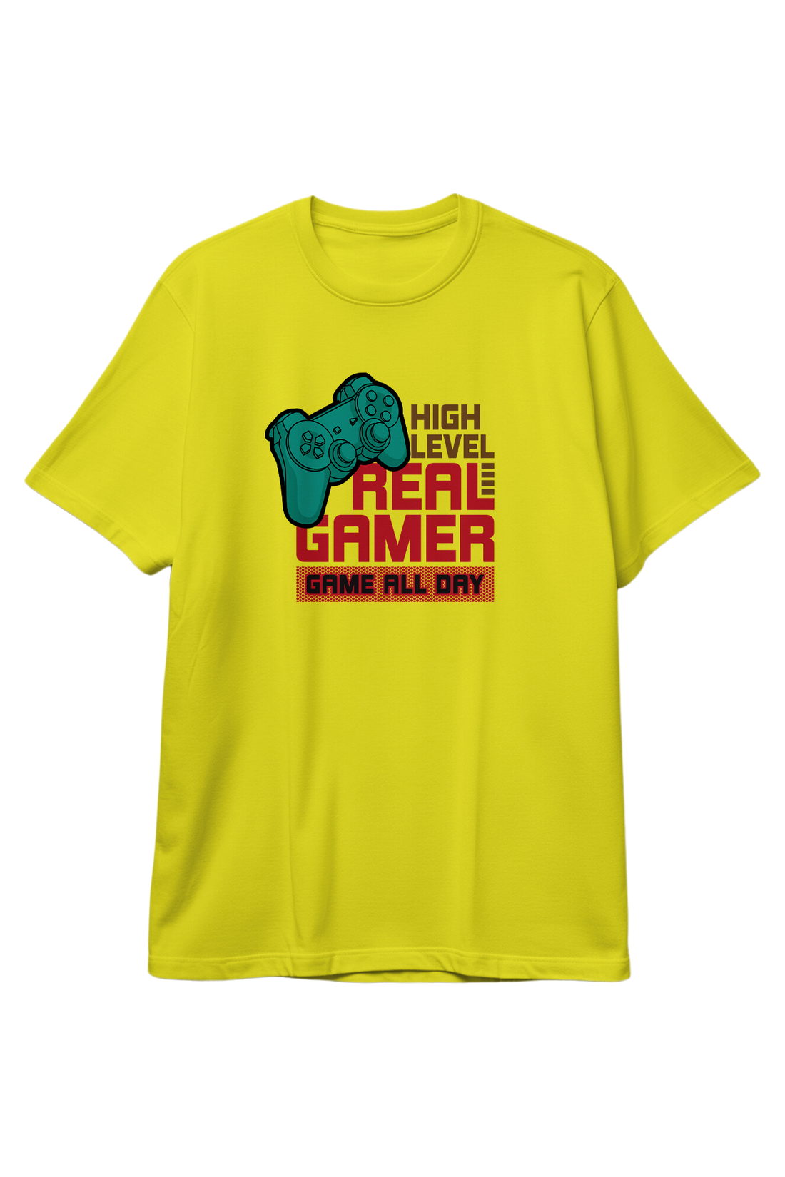 Real Gamer Game All Day Joystick T-Shirt