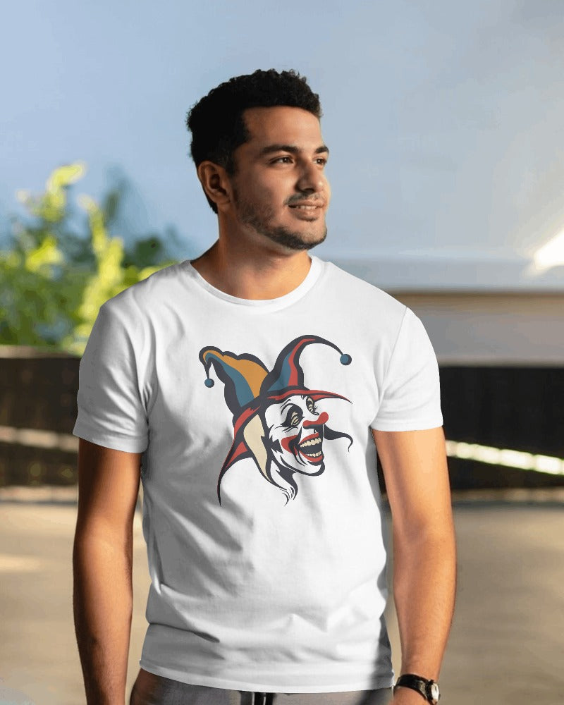 Disney Style Cartoon of Happy Jester Meme T-Shirt