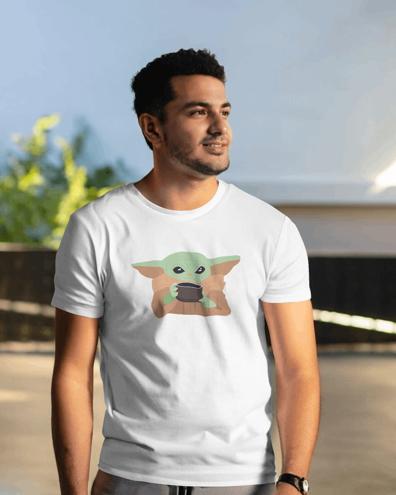 Yoda Drinking Soup Meme T-Shirt