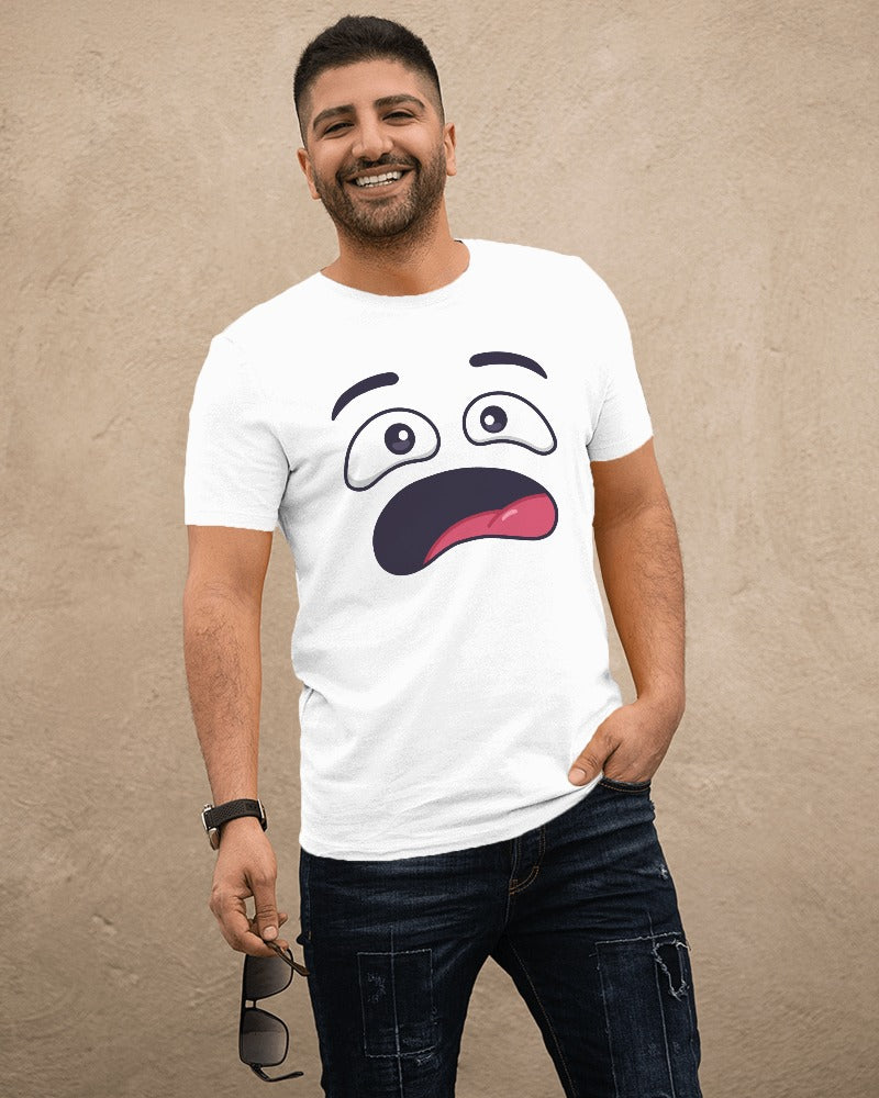 Cartoon Emotions Shocking Meme T-Shirt