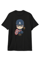 Cute Captain America Marvel Comics Superhero T-Shirt