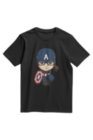 Cute Captain America Marvel Comics Superhero T-Shirt