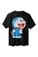 Funny Doraemon Cartoon Full Back Printed T-Shirt
