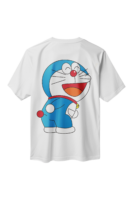 Funny Doraemon Cartoon Full Back Printed T-Shirt