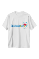 Funny Doraemon Cartoon Full Back Printed T-Shirt