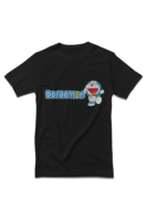 Funny Doraemon Cartoon Full Back Printed T-Shirt
